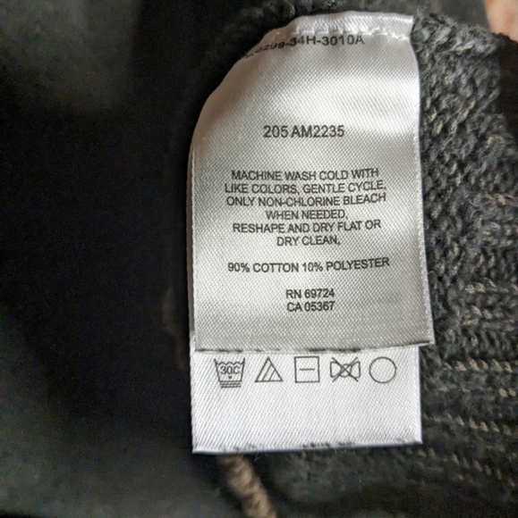 Columbia Large Men's Olive Green‎ w/ Tan Trim Crewneck Pullover Sweater - Picture 6 of 12